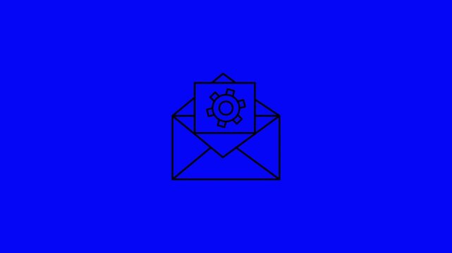 Cloud mail server icon isolated Cloud server hosting for email. Online message service. Mailbox sign.