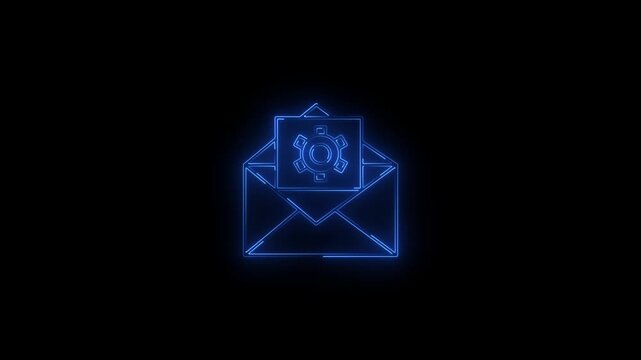 Cloud mail server icon isolated Cloud server hosting for email. Online message service. Mailbox sign.