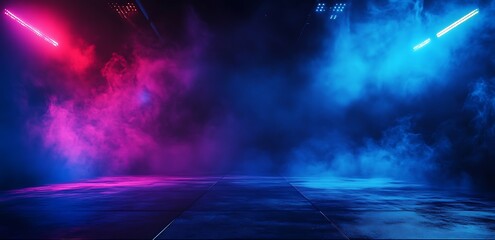 Neon Stage background