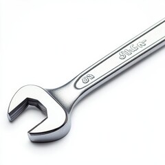 Close-up of a professional Allen wrench on a pure white background, perfect for assembling furniture and machinery, clear and precise image