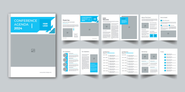 Conference Agenda | vectors template