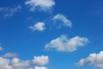 white cloud with blue sky background	