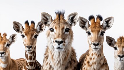 portrait of a giraffe