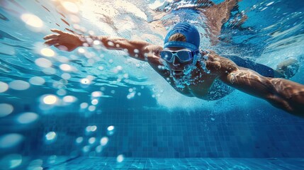 The Swimmer Underwater
