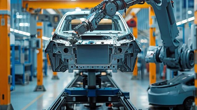 In the automobile sector, a Coordinate Measuring Machine (CMM) with an optical arm is used to scan car parts.