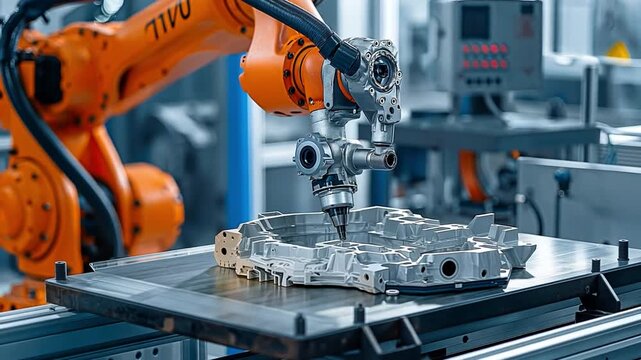 In the automobile sector, a Coordinate Measuring Machine (CMM) with an optical arm is used to scan car parts.