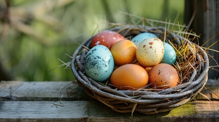 Obraz premium eggs colourfull 