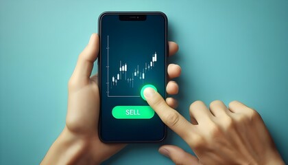 Mobile stock trading, stock selling, asset formation, securities trading.  generative AI