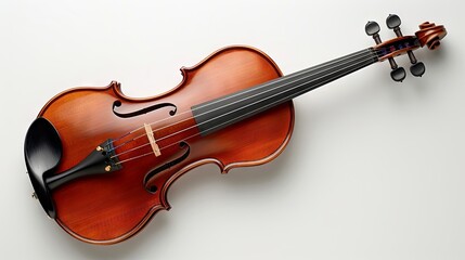 Fototapeta premium Violin on a white background