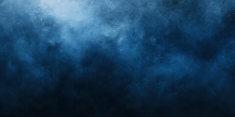 Fototapeta premium Abstract watercolor paint background dark blue color grunge texture for background. Blue gradient background 