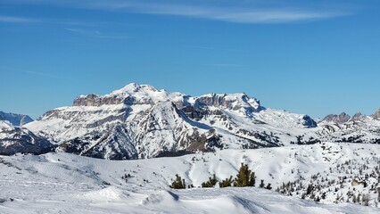 Obraz premium winter mountain landscape