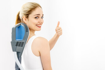 SIS therapy for muscle relaxation. Using electromagnetic super inductive system to recover from...