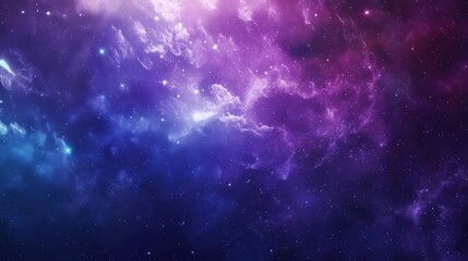 Fototapeta premium Cosmic Nebula in Vivid Hues