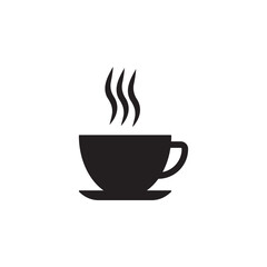 Cup of coffee icon. Cup flat icon. Thin line signs for design logo, visit card, etc. Single high-quality outline symbol for web design or mobile app