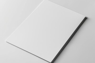 Blank A4 Paper Mockup on Isolated Background created with Generative AI
