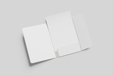 A4 Folder Blank Mockup