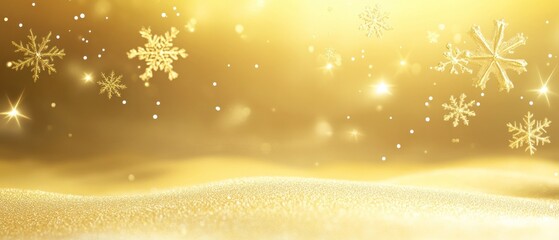 Christmas background with stars and snowflakes