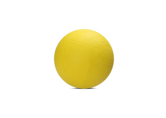 yellow volleyball isolated on transparent background