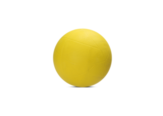 yellow volleyball isolated on transparent background