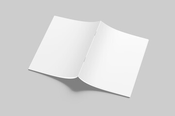 A4 Magazine Blank Mockup