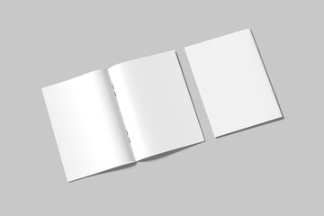 A4 Magazine Blank Mockup
