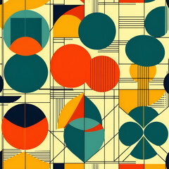 seamless pattern with circles