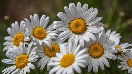Fototapeta premium Beautiful daisy flowers, shop now