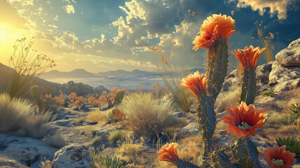 cactus in the desert