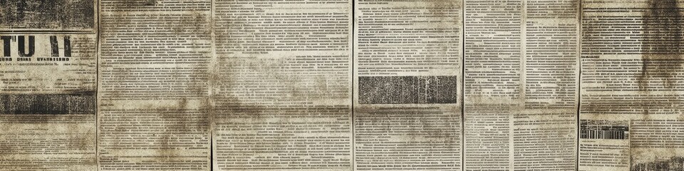 Obraz premium Newspaper texture background w
