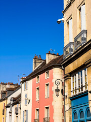 Street view of downtown Dijon, France