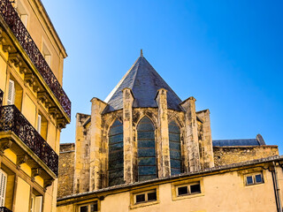 Street view of downtown Dijon, France