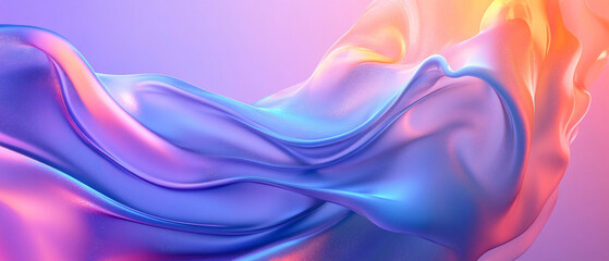 Fototapeta premium Abstract Purple and Blue Liquid Swirl Background