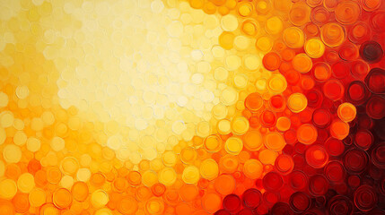 abstract orange background with circles