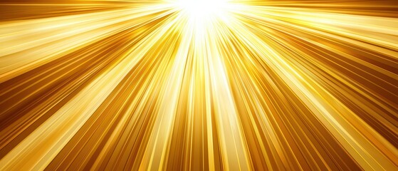 Obraz premium A stunning display of radiant golden light beams illuminating the space with warmth and vibrancy, perfect for various creative projects.
