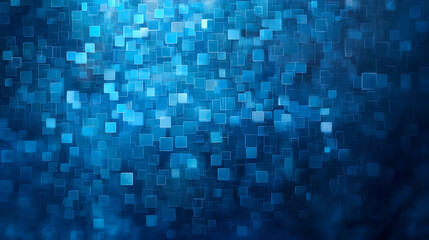 Blue Abstract Mosaic Digital Background