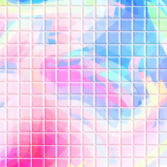 Abstract background. halftone  dots and  checkered pattern. Colorful trendy  illustration .