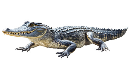 Fototapeta premium Photography of Fearsome Crocodile Swimming in Tranquil Waters