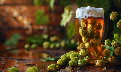 Fototapeta premium alcohol, beer, fruits and other alcoholic beverages.