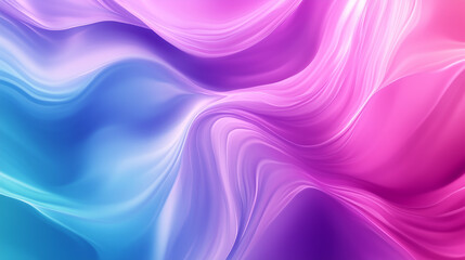 Smooth Fluid Swirling Pink And Blue Abstract Curves Creating A Soft And Dreamlike Gradient Background Ideal For Elegant And Modern Design Projects