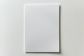 Blank A4 Paper Mockup on Isolated Background created with Generative AI