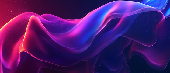 Fototapeta premium Abstract Purple and Blue Swirling Lights Background