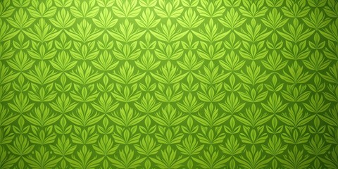 Green wallpaper design with leaf patterns, green, wallpaper, design, leaf, pattern, nature, eco-friendly, background, home decor