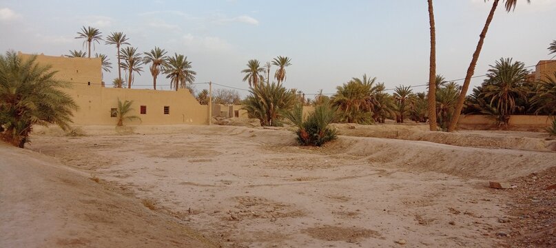 Rissani, Morocco - 08082022: The ancient city of Rissani in central eastern Morocco is worth a visit.
