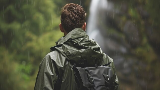 Stylish Kobi raincoat with hood and sleeves for unpredictable showers