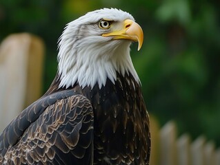 Fototapeta premium Powerful American Eagle Portrait