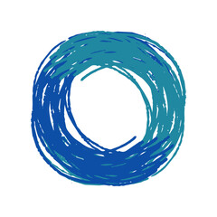 ink circle grunge colorful vector. Space for text ready to use.