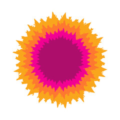 geometric circle grunge colorful vector. Space for text ready to use.
