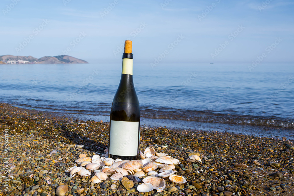 Canvas Prints Wine by the sea