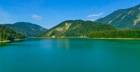 Fototapeta premium Sylvensteinsee Sylvensteinspeichersee 