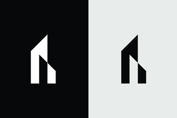 City cityscape skyline vector flat modern logo landmarks and building silhouette, Real Estate Logo Construction Skyscrapers design